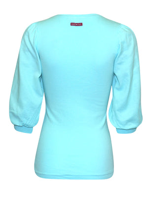 Hardtail 3/4 Puff Sleeve Top (Style VG-199)