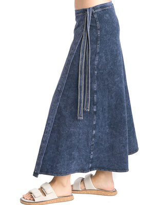 Hard Tail Long Wrap Skirt (W-964) - Skirts