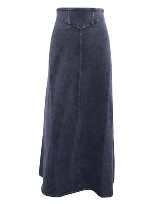 Hard Tail Double V-Yoke Maxi Skirt (Style: W-972)