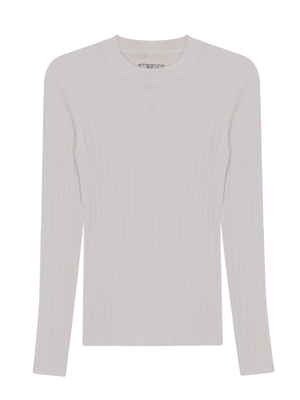 24/7 Ribbed Long Sleeve Sweater - Tops