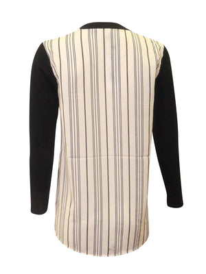 EUX Stripe Combo Sweater