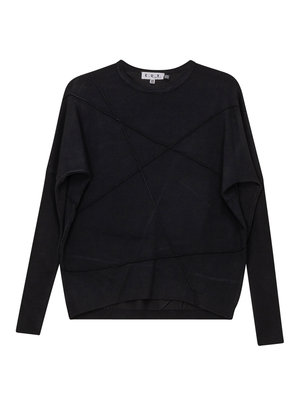 EUX Seamed Dolman Knit Top - Tops