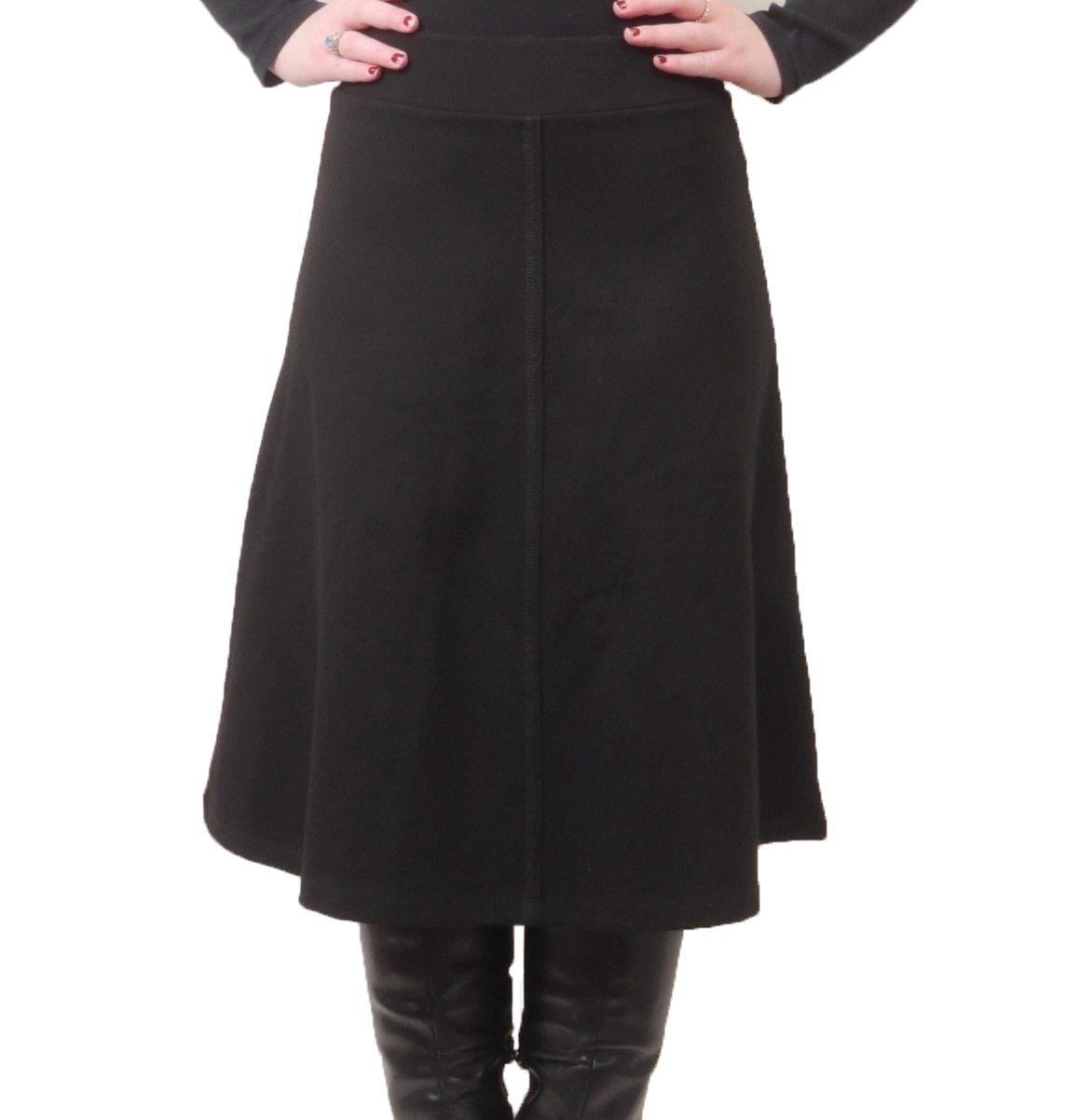 Wear & Flair Streamline Stitched A-Line Skirt (020) - Skirts