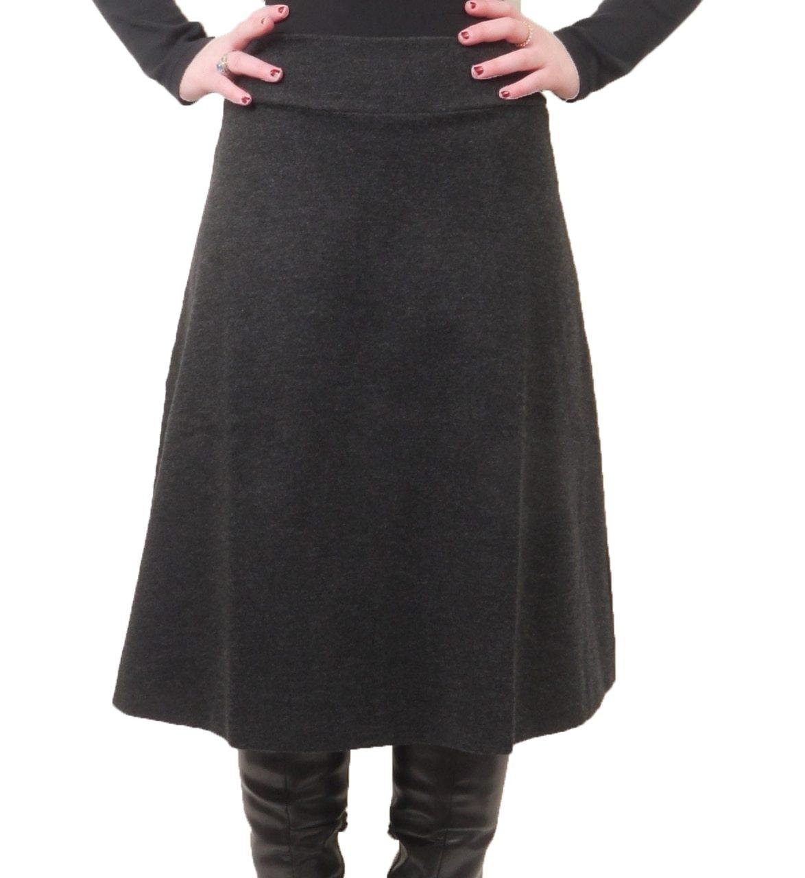 Wear and Flair Charcoal Skirt (7085) Wear & Flair