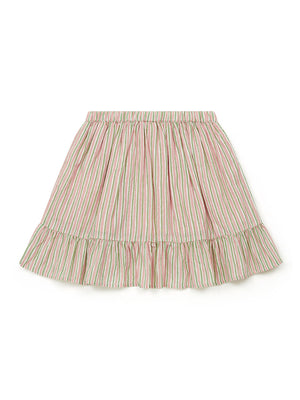 Bonton Bailey Painted Stripe Cotton Skirt