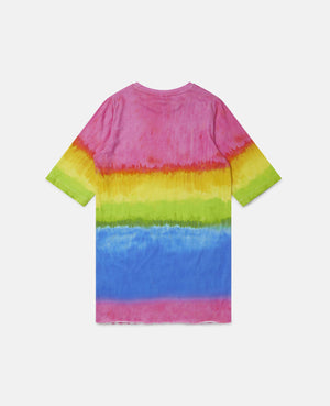Stella McCartney Rainbow Fringed Jersey Dress