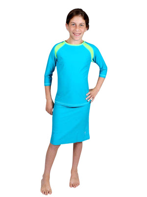 Hydrochic 3/4 Sleeve Kids Swim Shirt