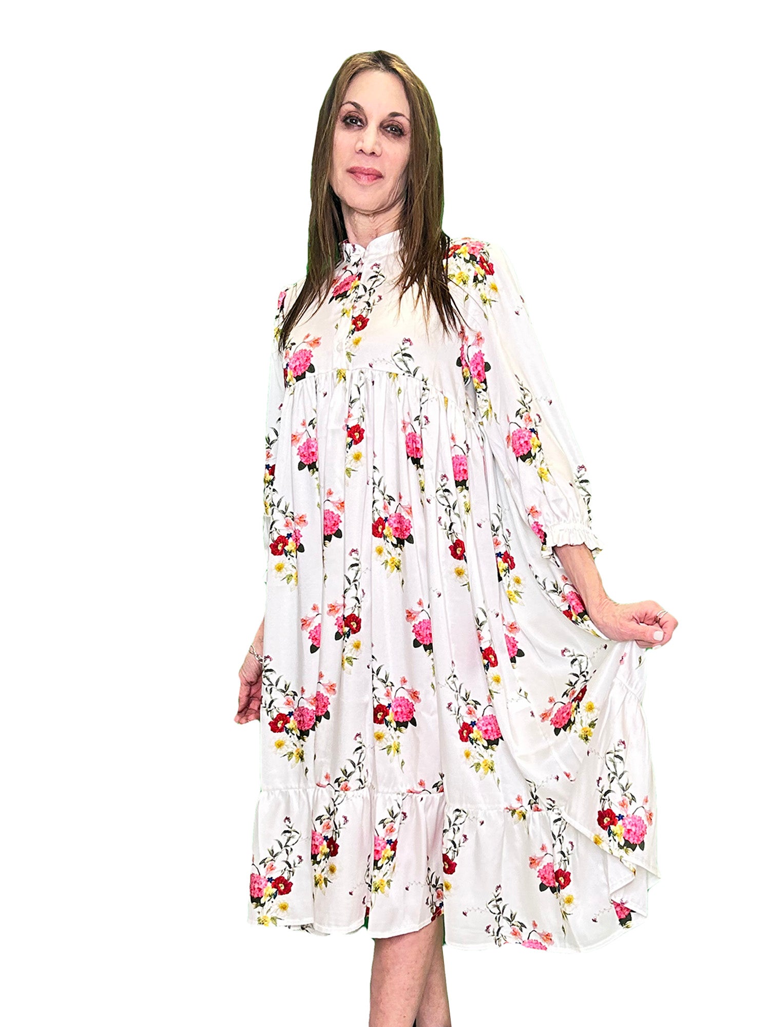 Christina Rohde All Over Flower Dress