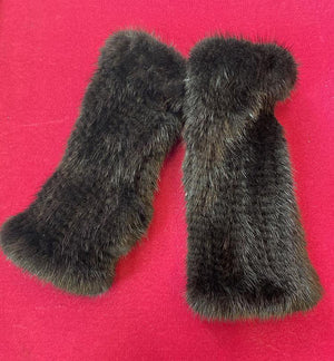 Mink Fingerless Gloves